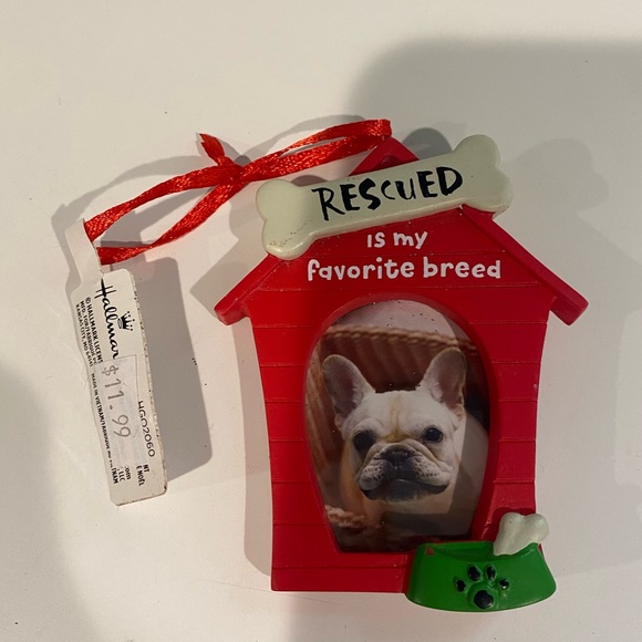 *3 for $12* My Favorite Breed is Rescue Photo Ornament - Picture 5 of 6